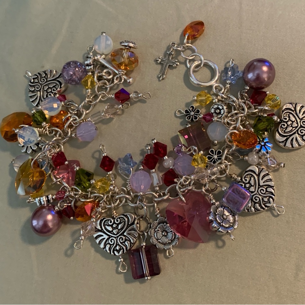Handmade Swarovski Crystal Bracelet.